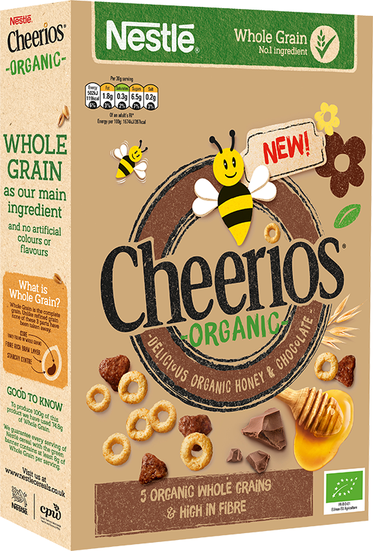 Cheerios - Organic Honey & Choc Cheerios 330g